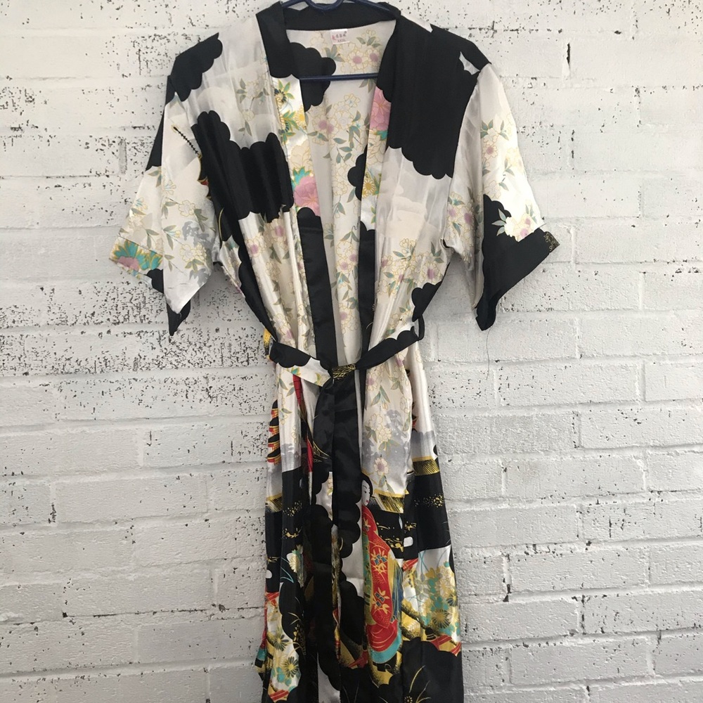 Silk robe